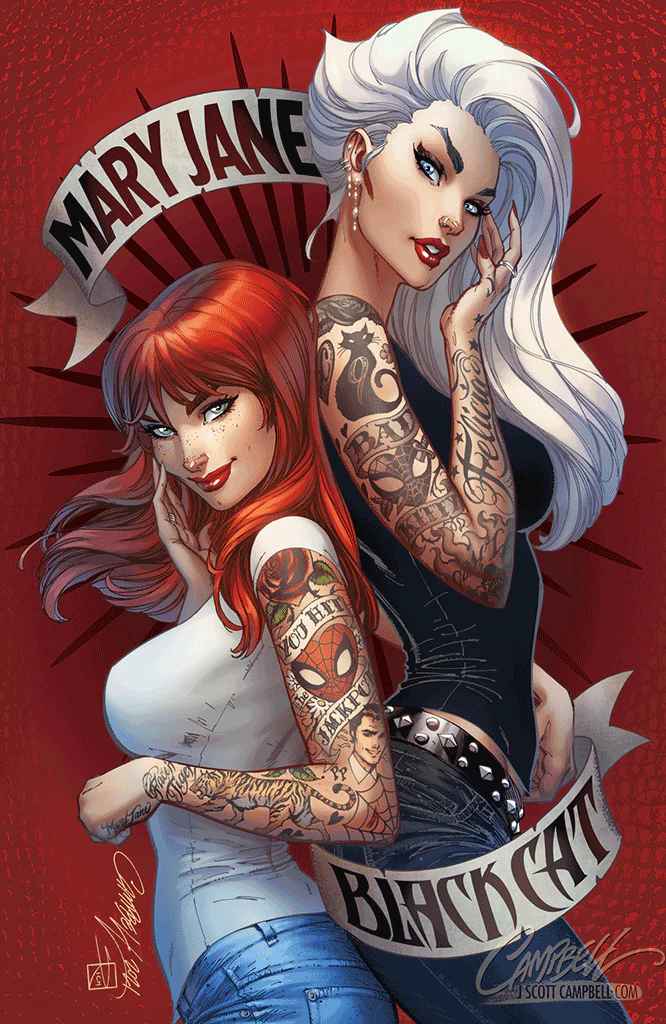 Mary Jane and Black Cat: Beyond #1 [A] JSC Artist EXCLUSIVE "CatCycle" (2022) - Image 3
